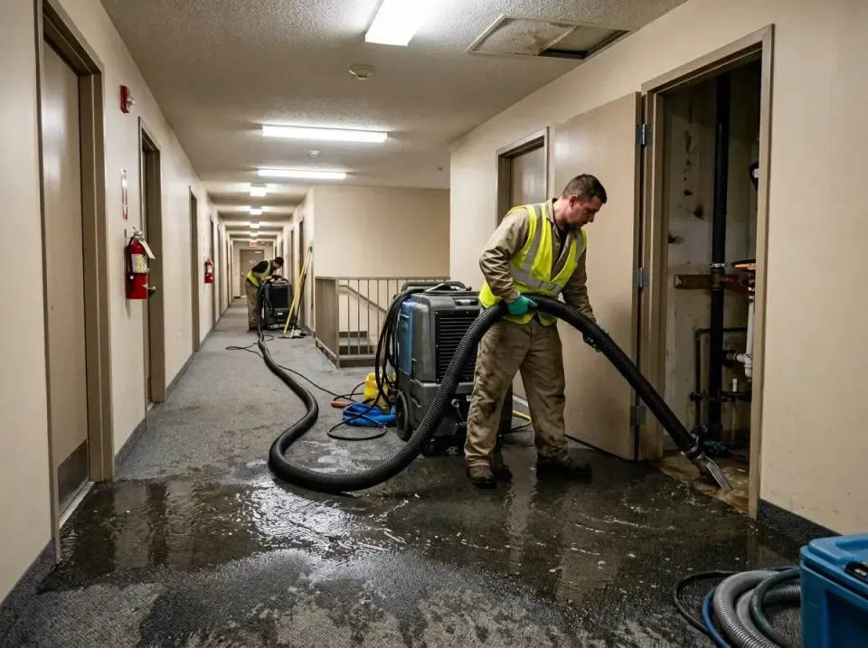 multi-unit-apartment-hallway-f-005 — frequently asked questions, Emergency Burst Pipe Water Extraction & Removal in Spirit L…